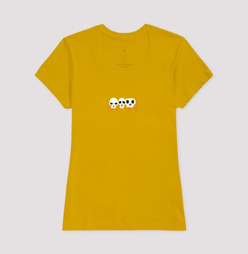 camiseta werock Hskulls feminina