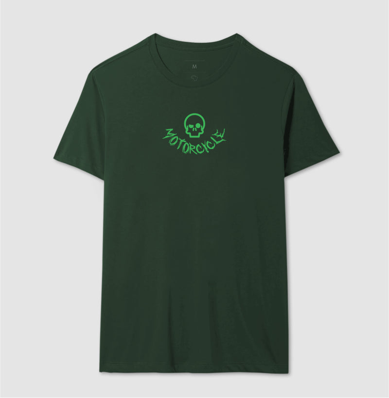 camiseta werock motorcycle logo masculina