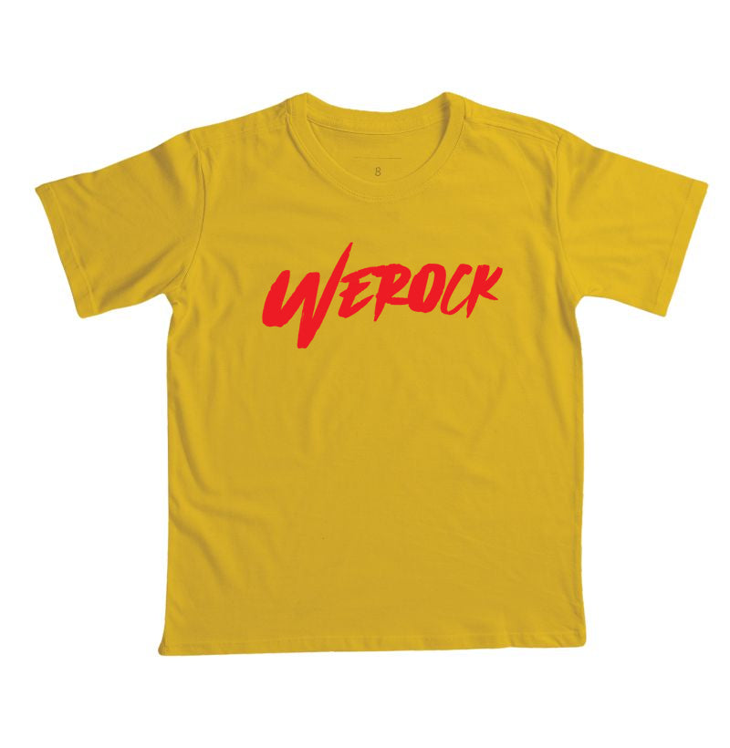 camiseta infantil werock logow
