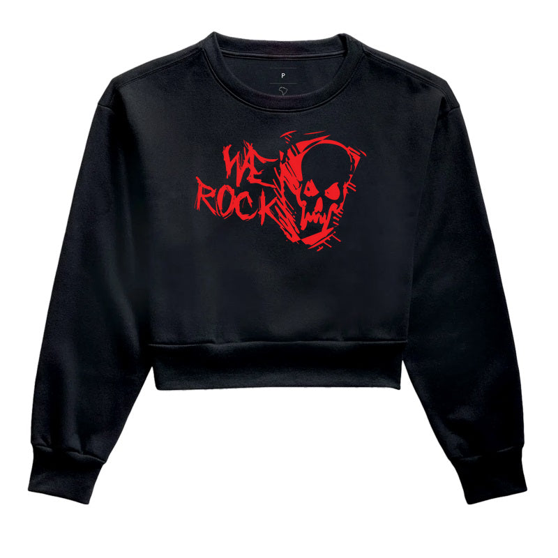 cropped moletom werock ghost red