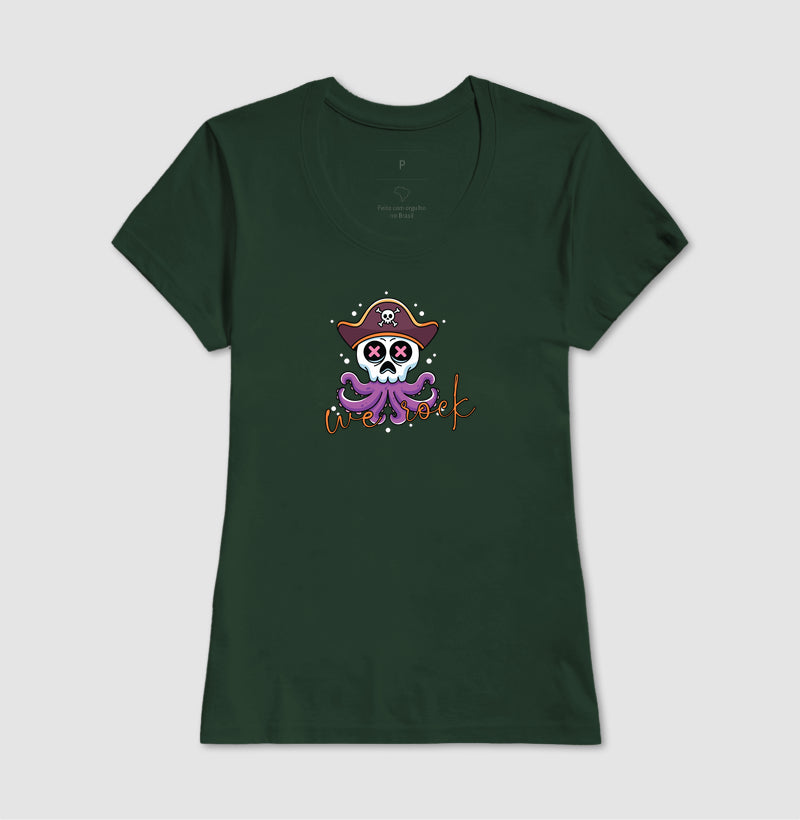 camiseta werock squid feminina