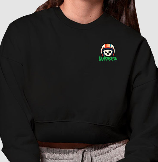 cropped moletom werock motorcycle classic