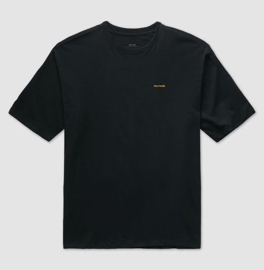 oversized werock logo simple gold