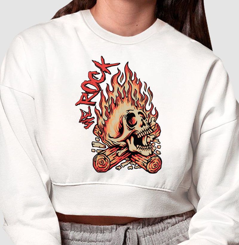 cropped moletom werock bonfire