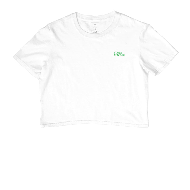 cropped werock skull green