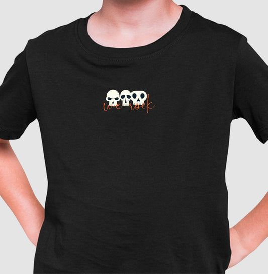 camiseta infantil werock Hskulls