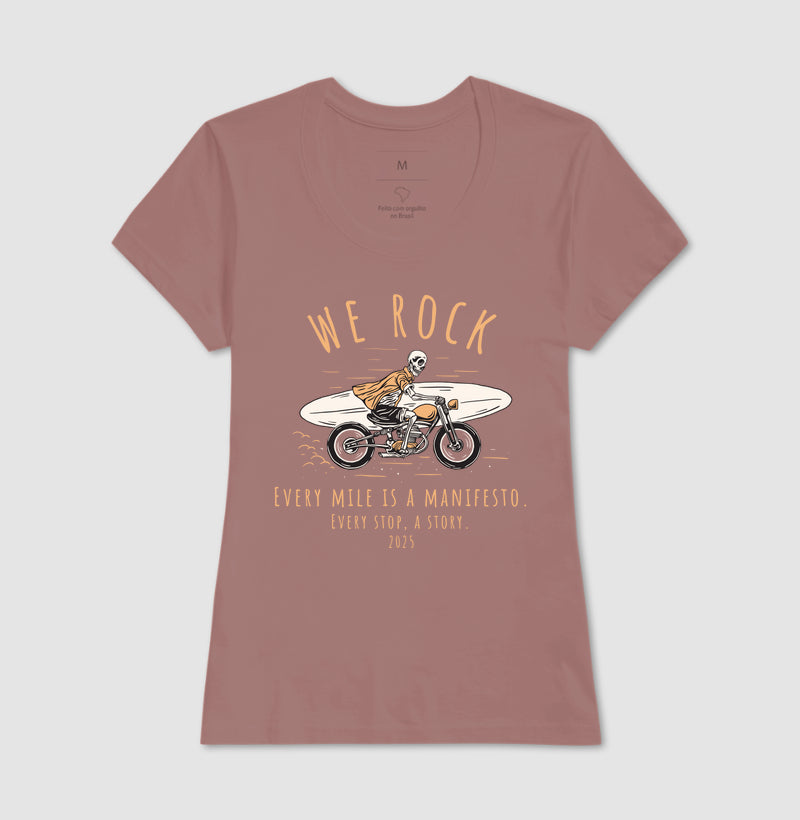 camiseta werock manifesto feminina