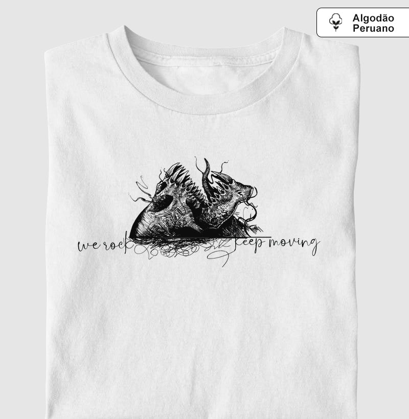 camiseta algodão peruano werock ghost moving masculina