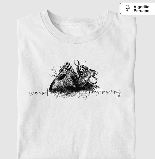 camiseta algodão peruano werock ghost moving masculina