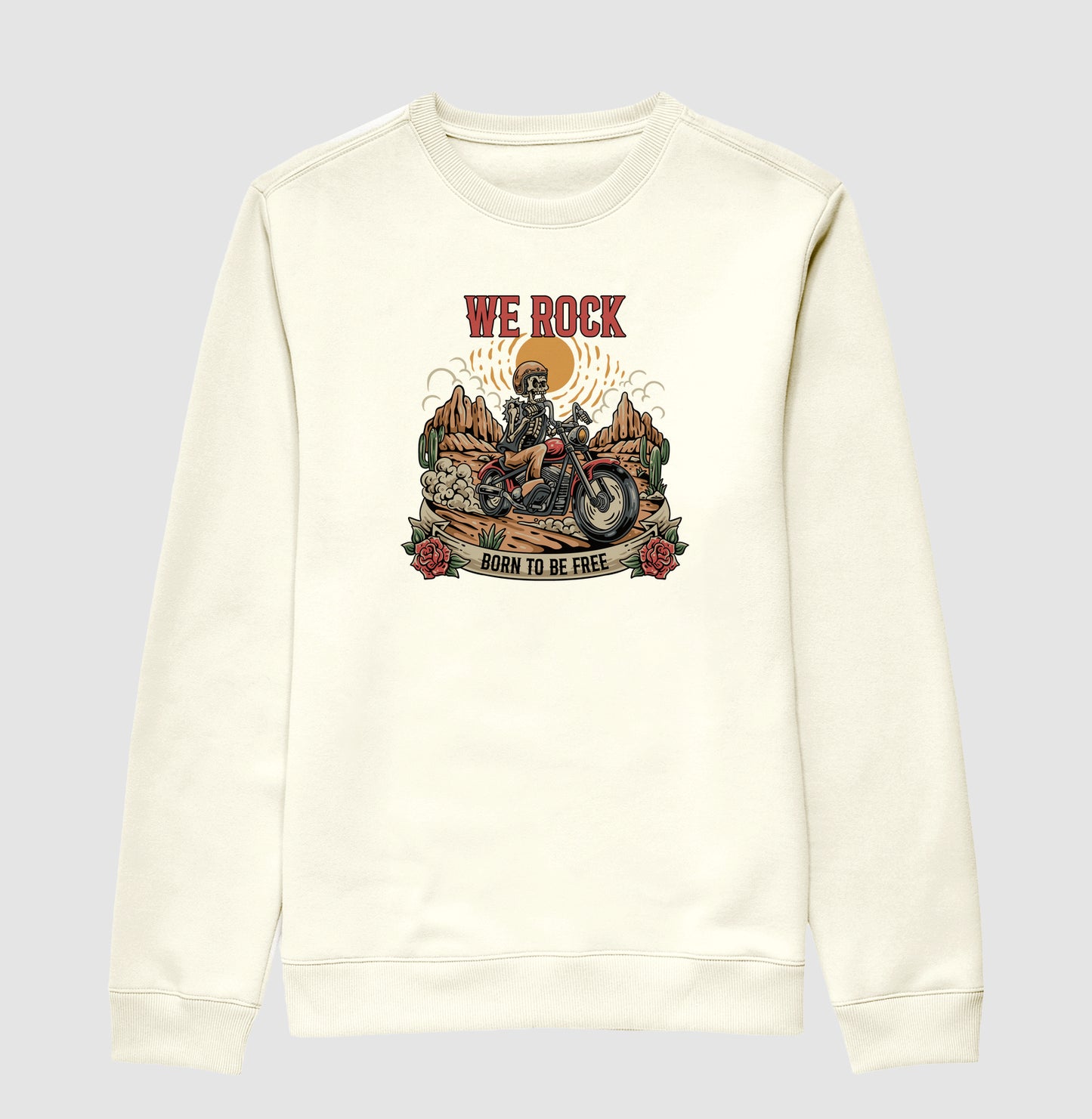 suéter werock born motorcycle