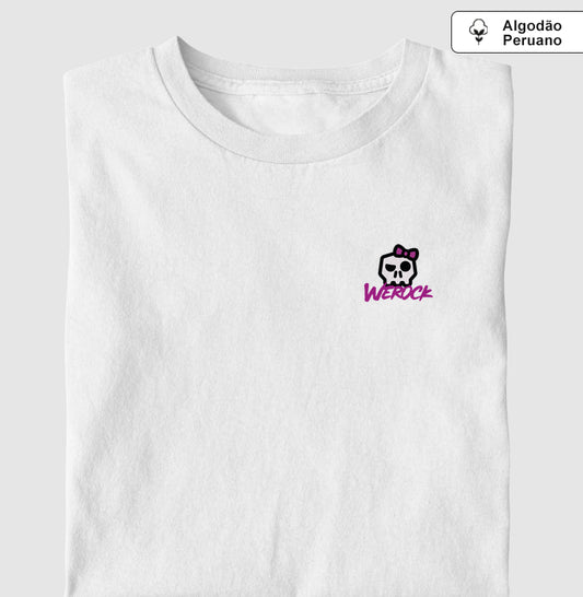 camiseta algodão peruano werock girl masculina