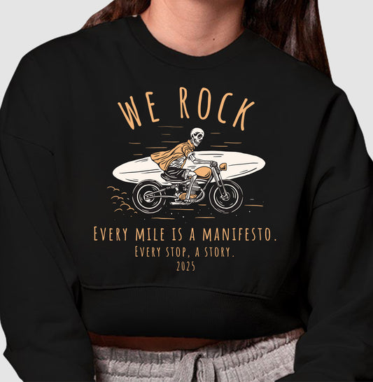 cropped moletom werock manifesto