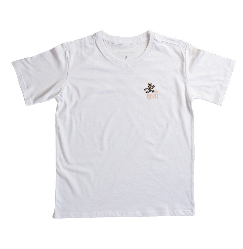 camiseta infantil werock skeleton