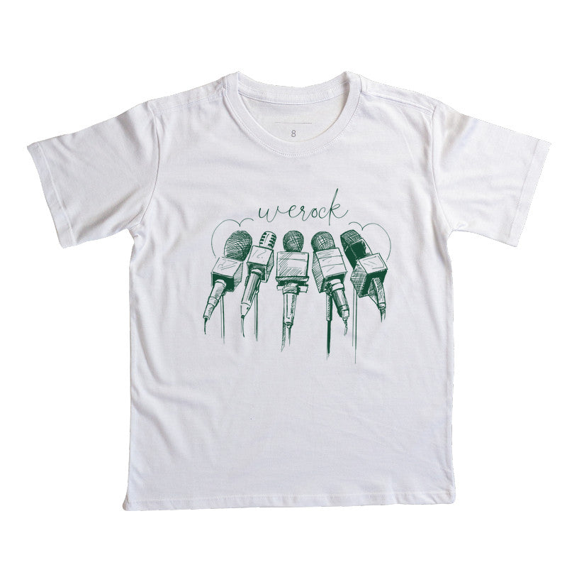 camiseta infantil werock mics