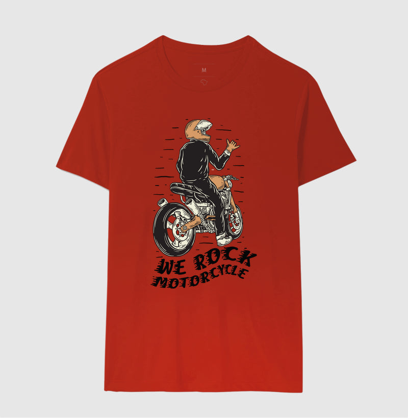 camiseta werock motorcycle hang loose masculina