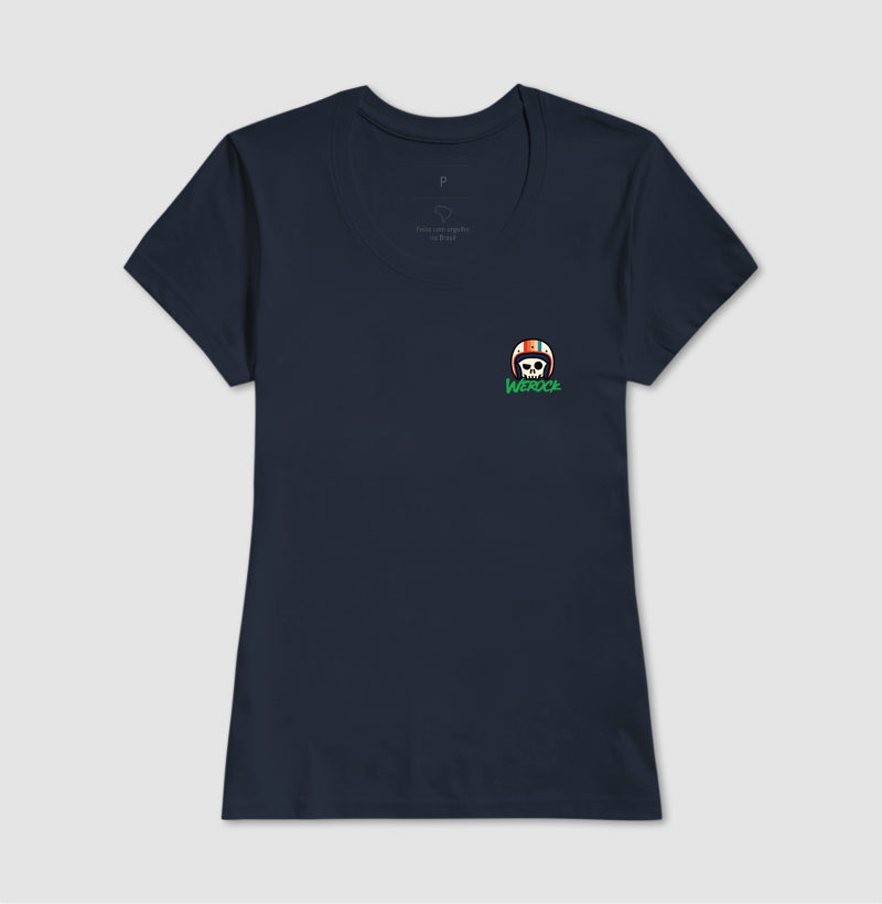 camiseta werock motorcycle classic feminina