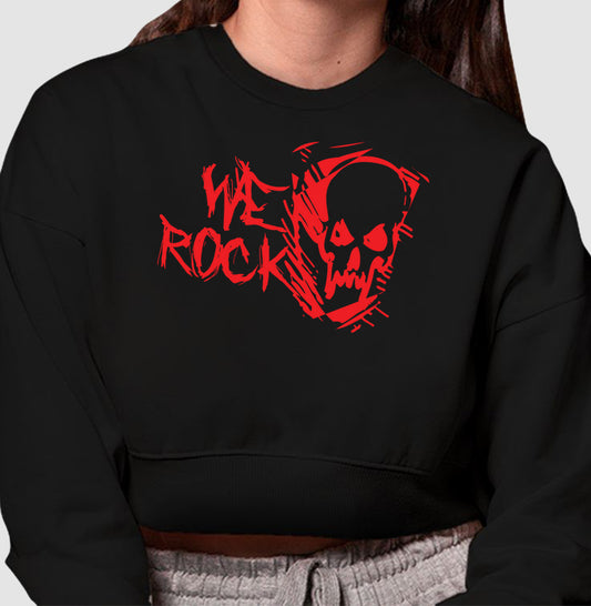 cropped moletom werock ghost red