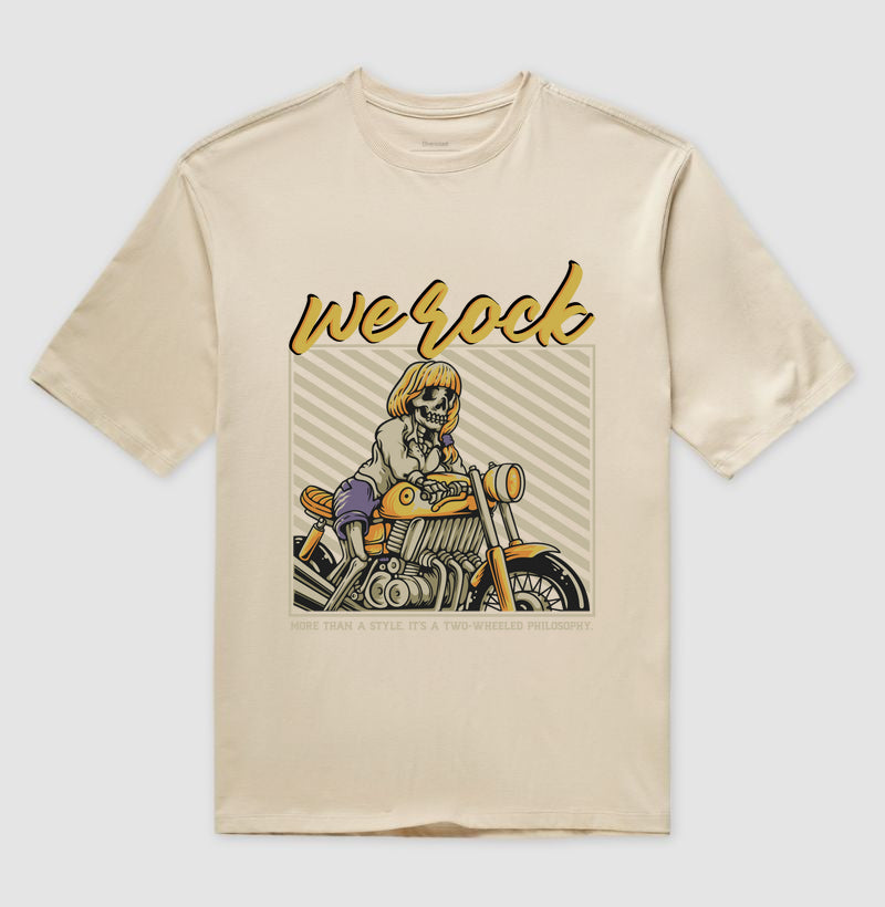 oversized werock girl motorcycle