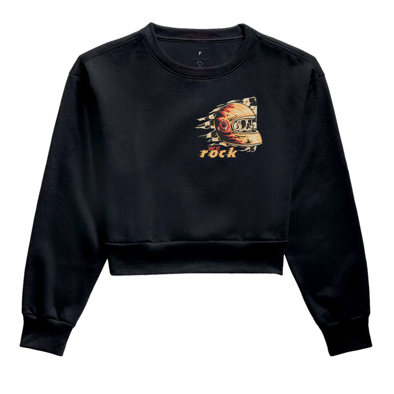 cropped moletom werock helmet racing