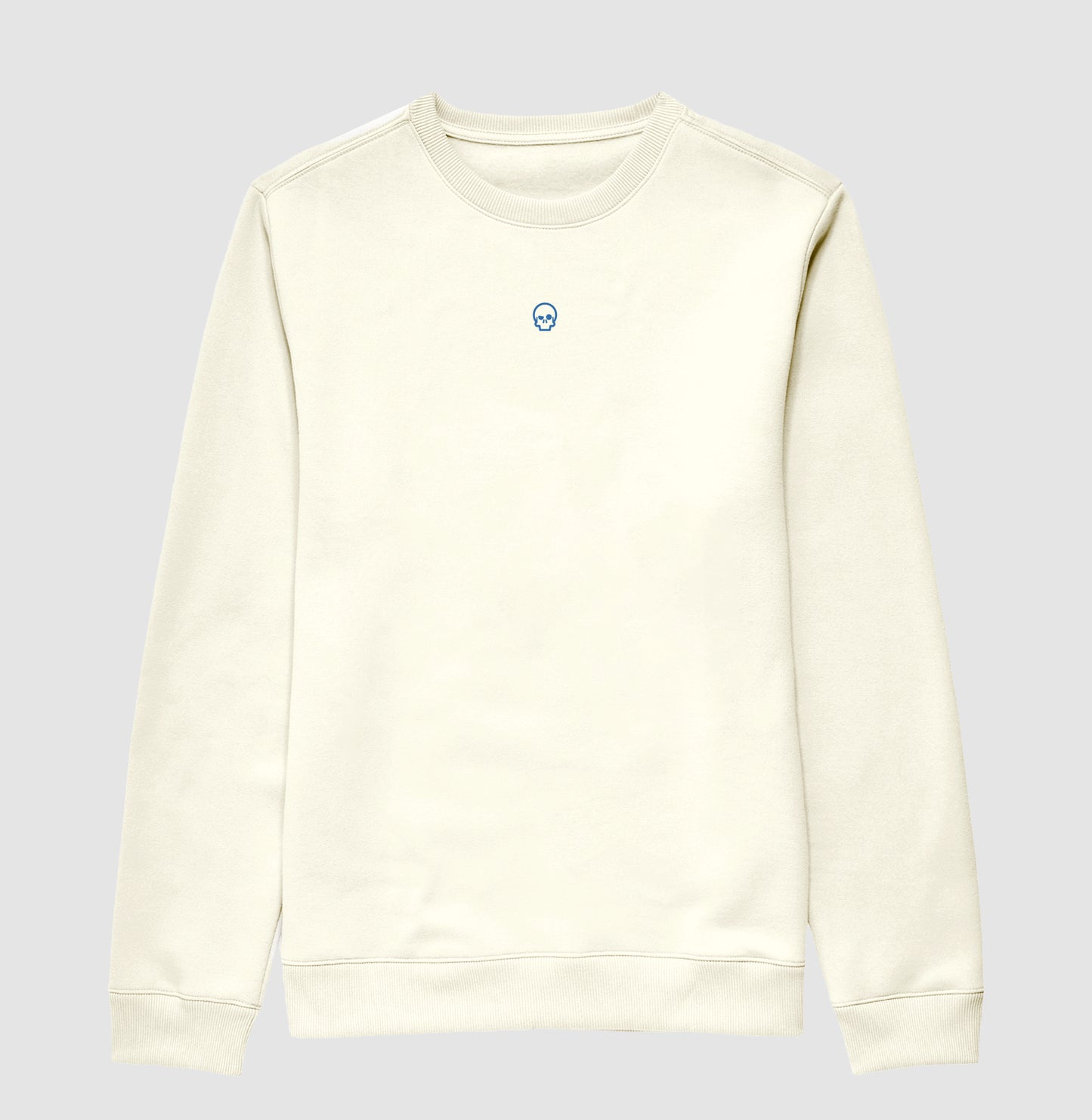 suéter werock skull logo blue