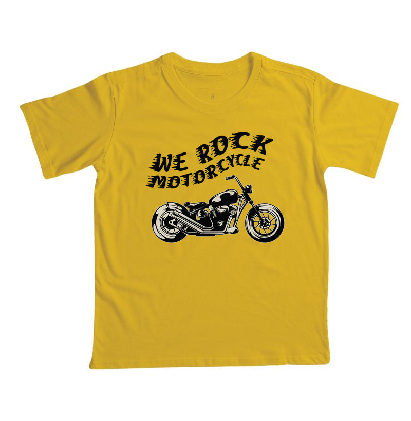 camiseta infantil werock custom motorcycle