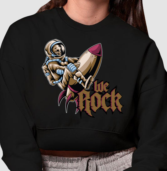 cropped moletom werock rocket