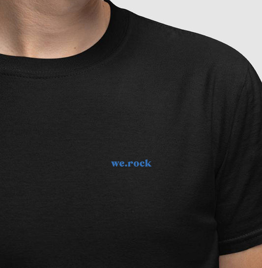 camiseta werock logo simple blue masculina