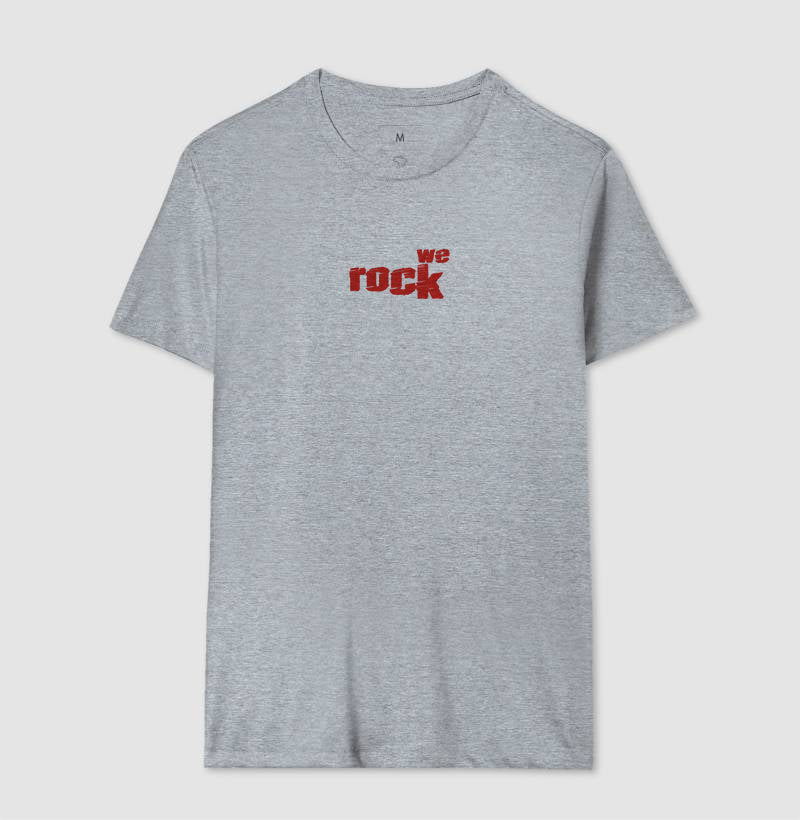 camiseta werock logo rock masculina