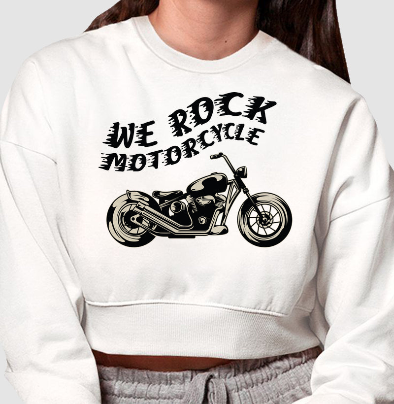 cropped moletom werock custom motorcycle