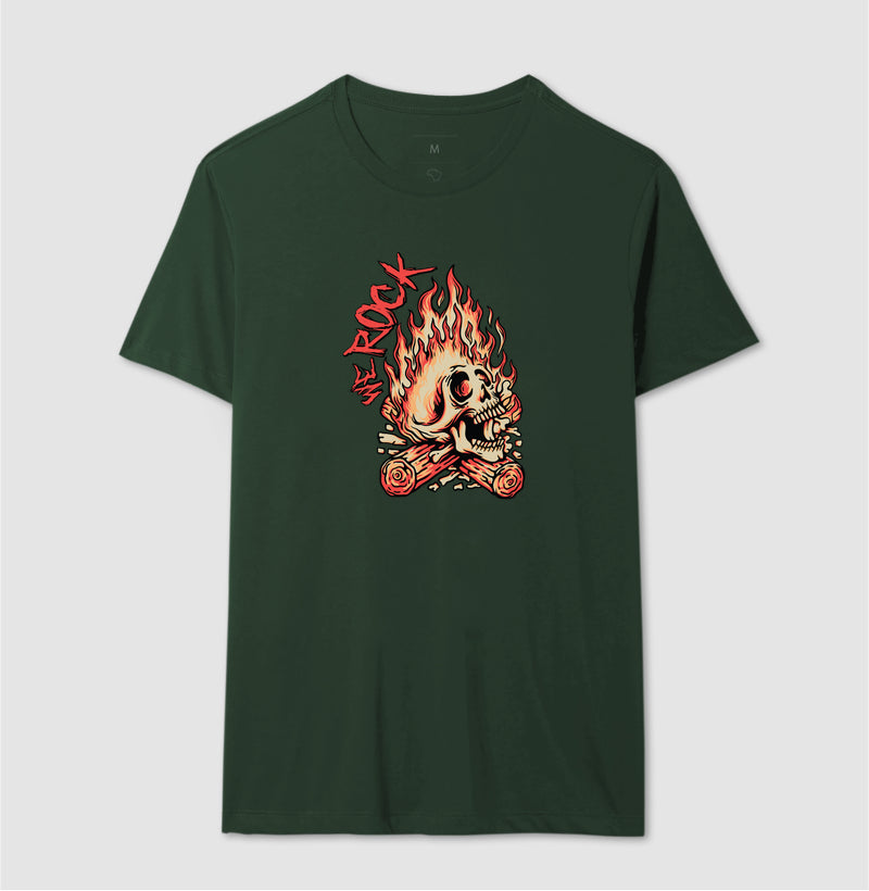 camiseta werock bonfire masculina