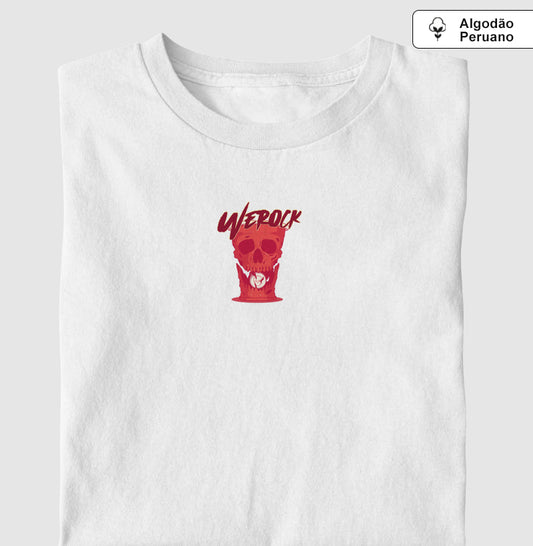 camiseta algodão peruano werock cups masculina