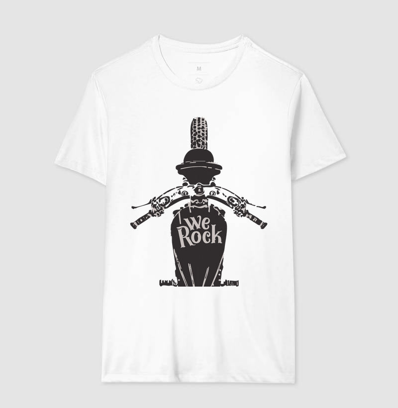 camiseta werock motorcycle driving masculina