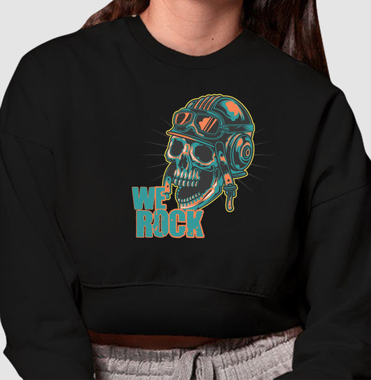 cropped moletom werock motorcycle crazy