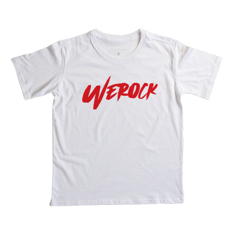 camiseta infantil werock logow