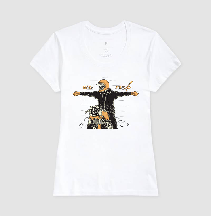 camiseta werock open arms feminina