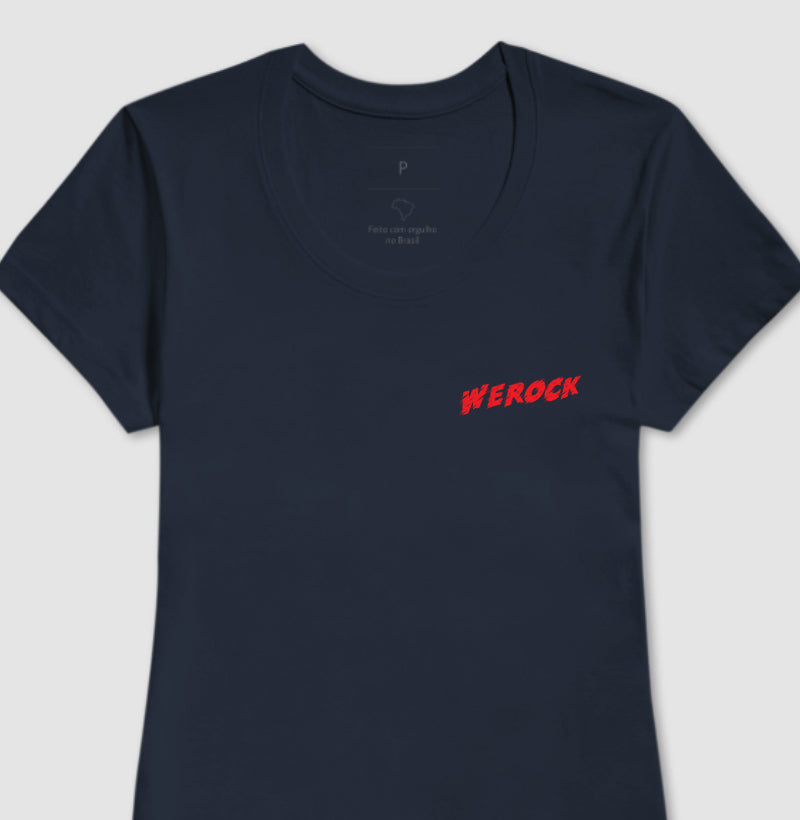 camiseta werock logo move feminina