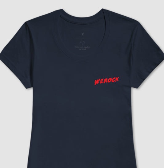 camiseta werock logo move feminina
