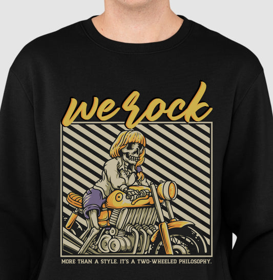 suéter werock girl motorcycle