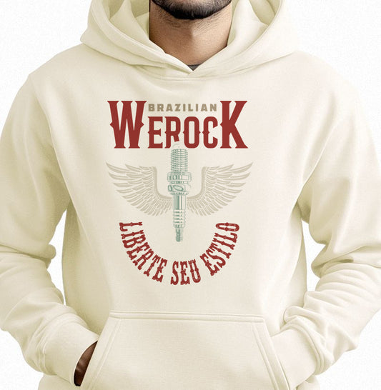moletom werock motorcycle wings