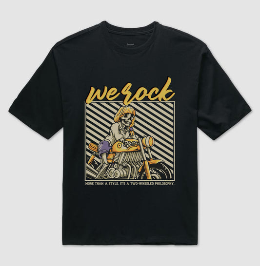 oversized werock girl motorcycle
