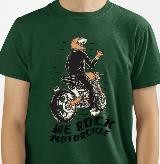 camiseta werock motorcycle hang loose masculina