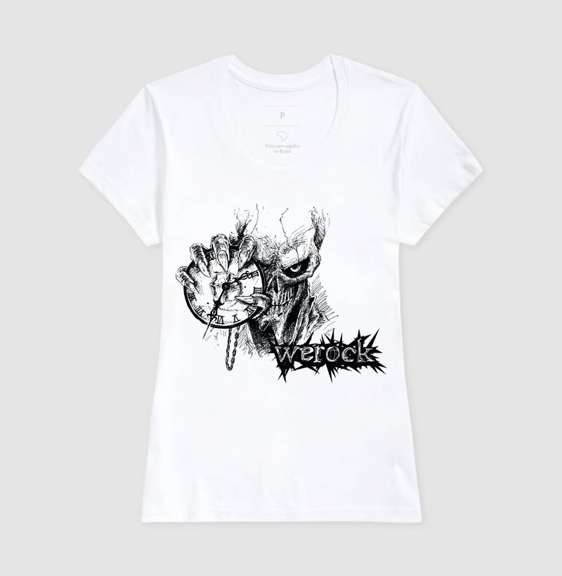 camiseta werock time feminina
