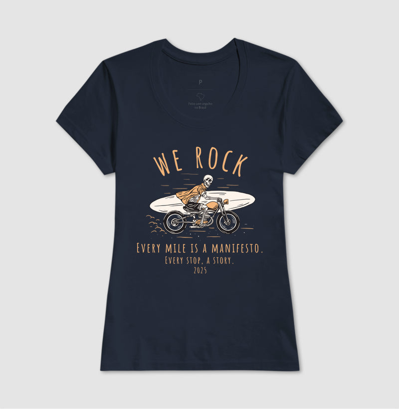 camiseta werock manifesto feminina