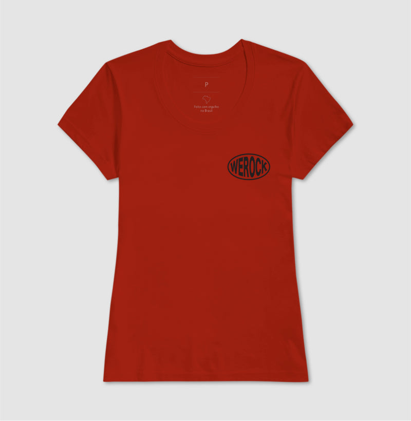 camiseta werock oval feminina