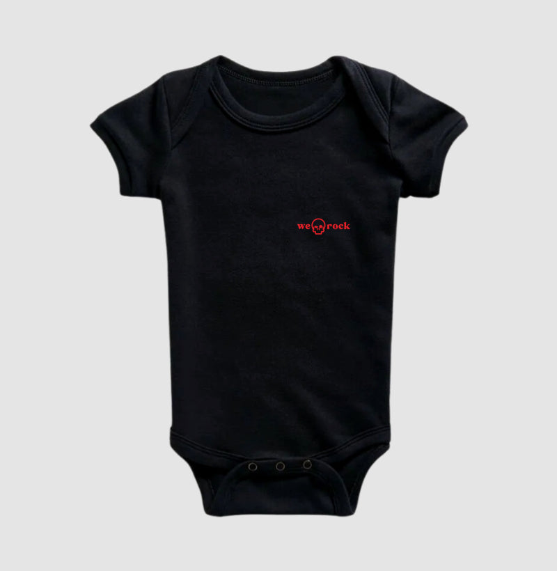 body infantil basic werock logo red