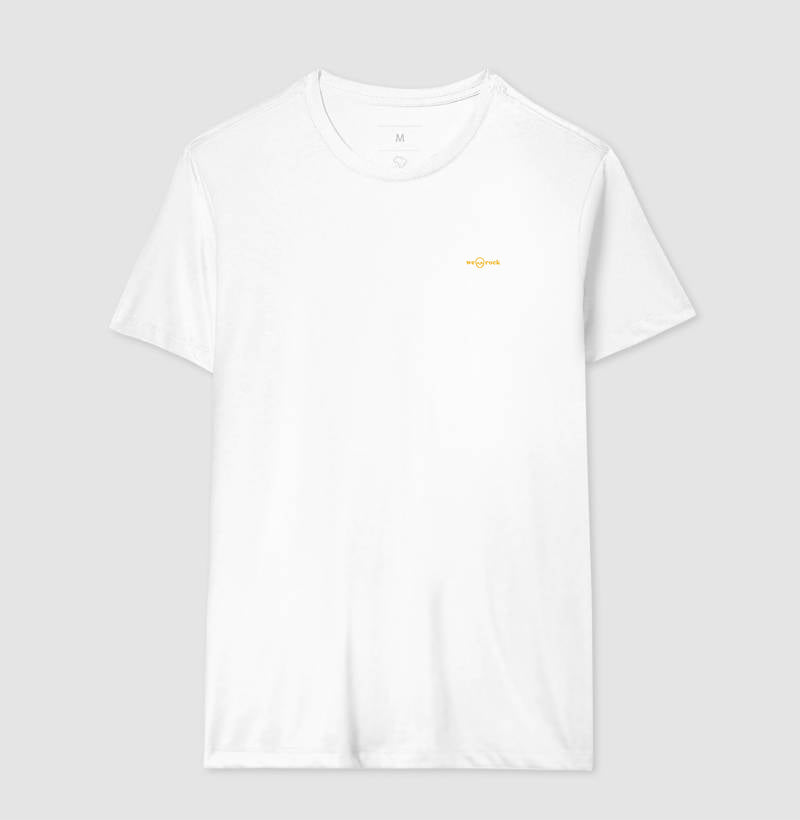 camiseta basic werock logo gold masculina