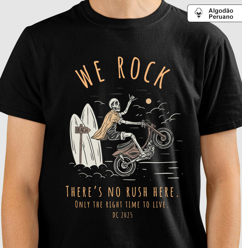 camiseta algodão peruano werock rush masculina