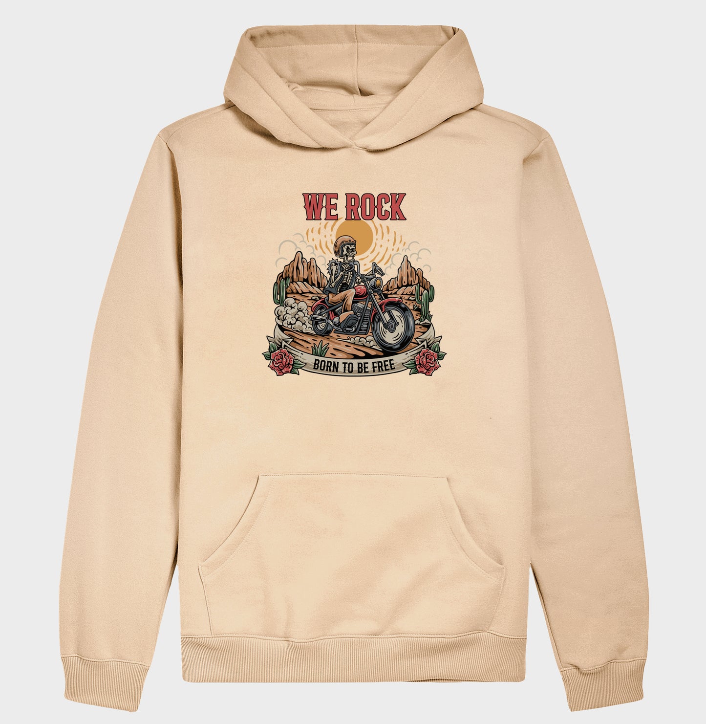 moletom werock born motorcycle
