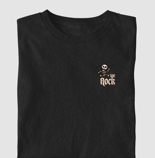 camiseta werock skeleton masculina