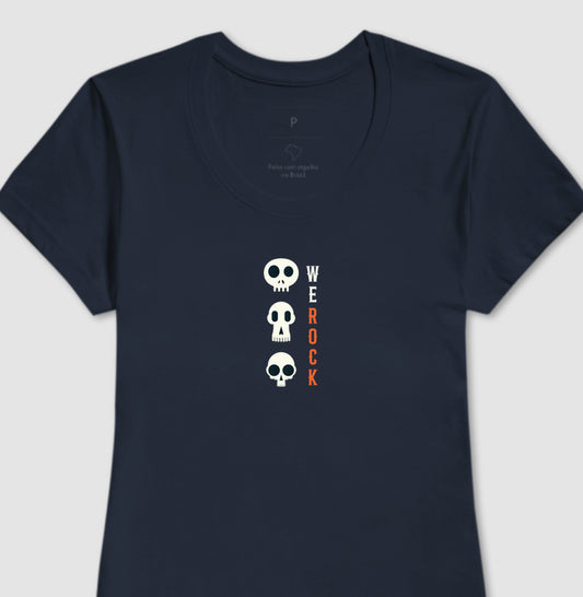 camiseta werock Vskulls feminina